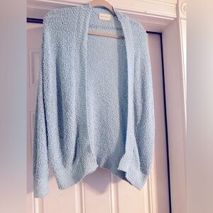 Cozy Cocoon Sweater Aqua Knit size medium- brand from the Paper Store
